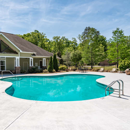 Swimming pool at Crossings of Opelika in Opelika, Alabama