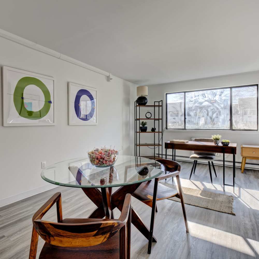 Community room at The Otis in Dallas,Texas