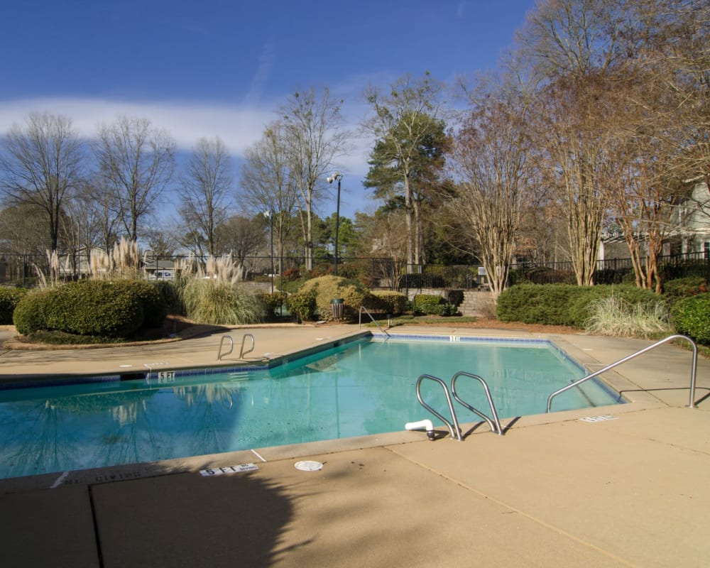 Outdoor swimming pool at Reserve at Twin Oaks in Clarkston, Georgia
