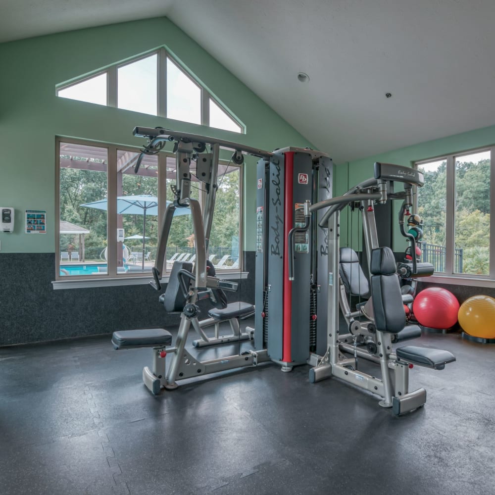 Fitness center at Chatham Commons, Cranberry Township, Pennsylvania