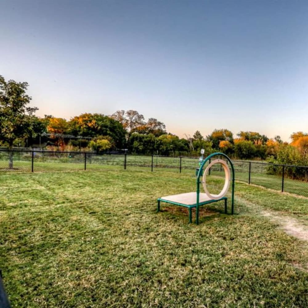 Pet park at Discovery at Craig Ranch in McKinney, Texas