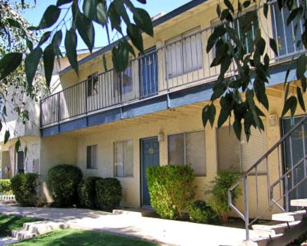 Model homes at El Potrero Apartments in Bakersfield, California