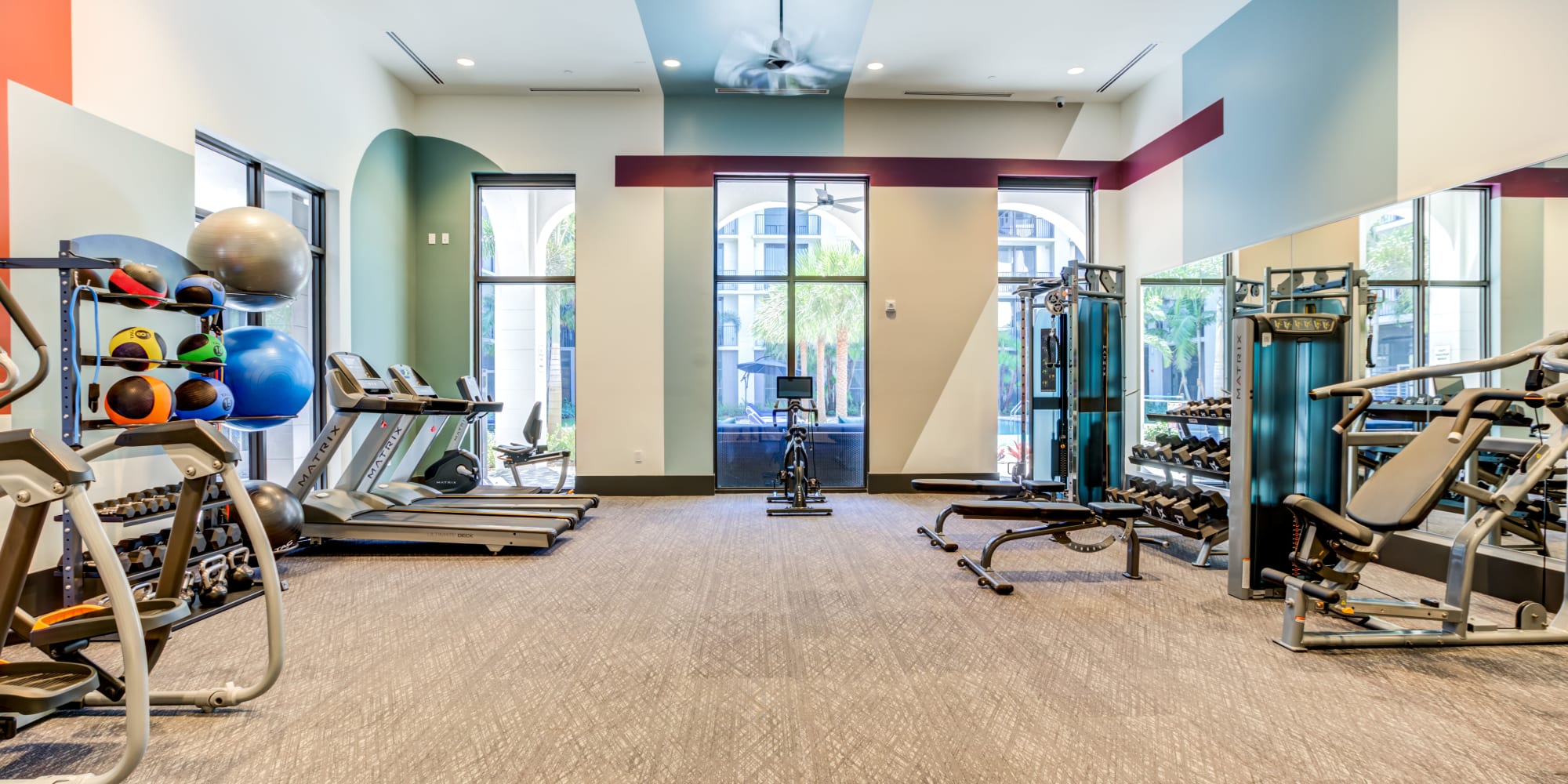 Luxury Fitness Center in Palm Beach Gardens, Florida, at Solera at City Centre