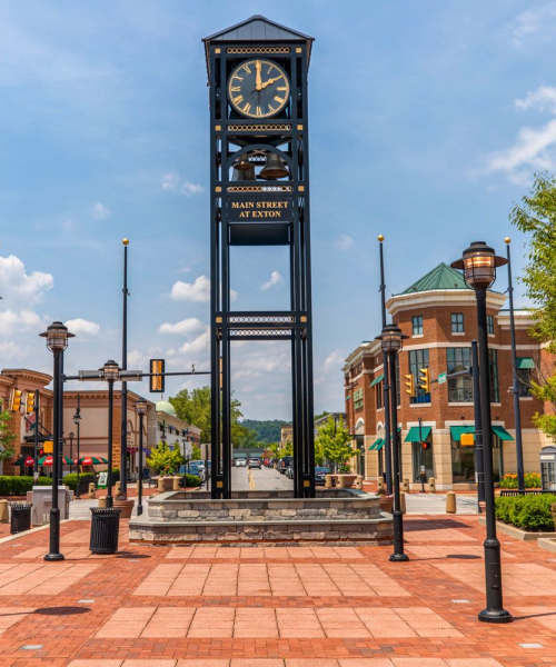 View the neighborhood near J Creekside at Exton in Exton, Pennsylvania