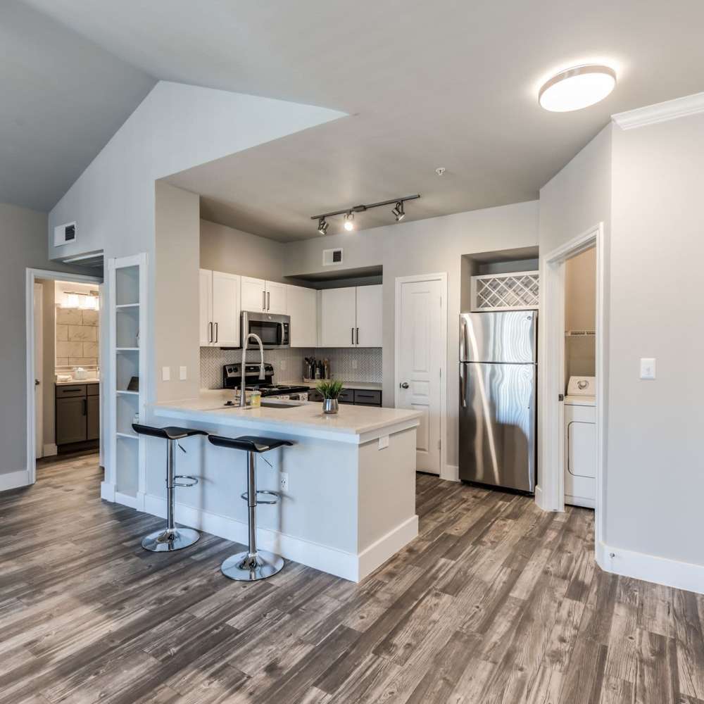 Brightt kitchen at Asheville at Spring Branch in Houston, Texas