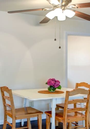 Dining table at Waterway Court Apartments in Point Pleasant, New Jersey