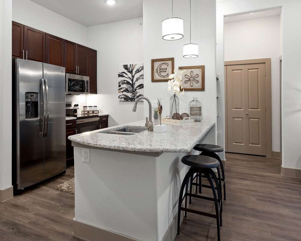 Kitchen at Villas at the Rim in San Antonio, Texas