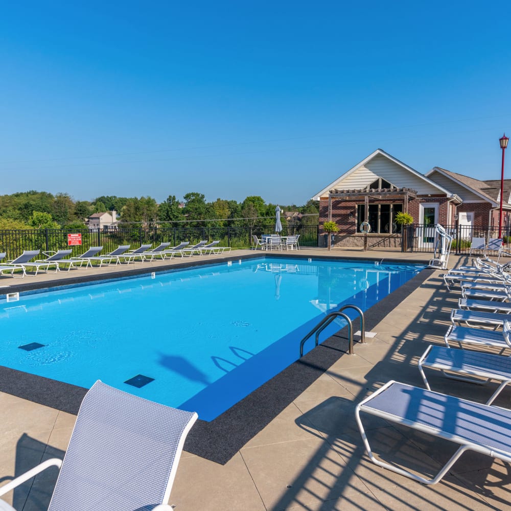 Swimming pool at Chatham Commons, Cranberry Township, Pennsylvania