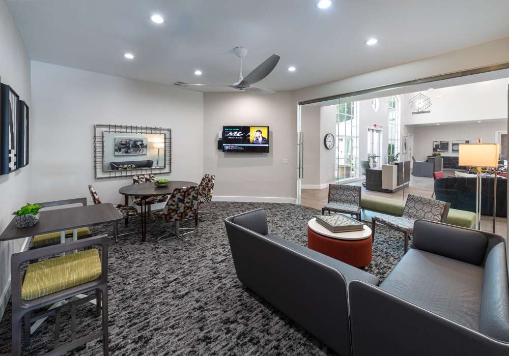 Community clubhouse at Park Hacienda Apartments in Pleasanton, California