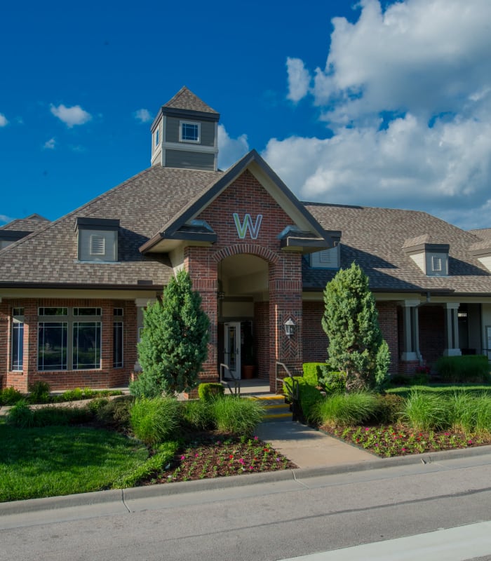 Exterior of Villas of Waterford Apartments in Wichita, Kansas