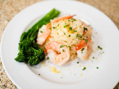 Shrimp Scampi at The Terraces at Park Marino in Pasadena