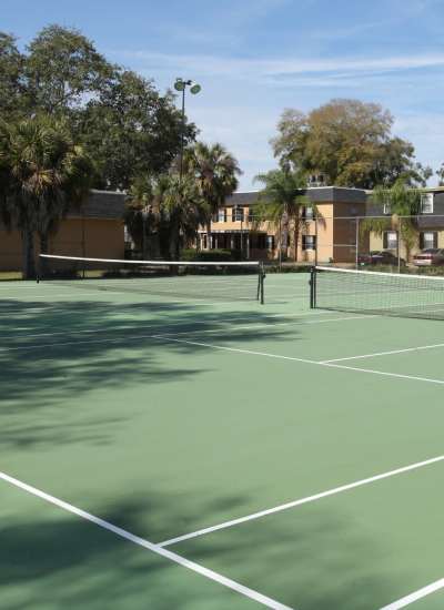 Tennis Court at Briarcrest at Winter Haven in Winter Haven, Florida