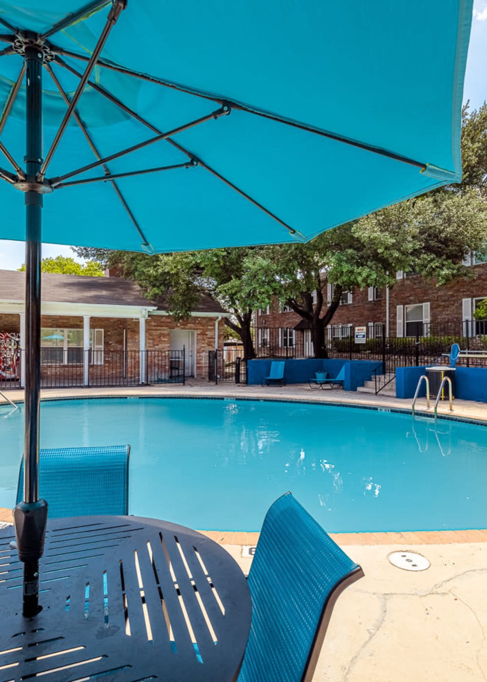 Rendering of residents swimming pool at The Colony Uptown in San Antonio, Texas