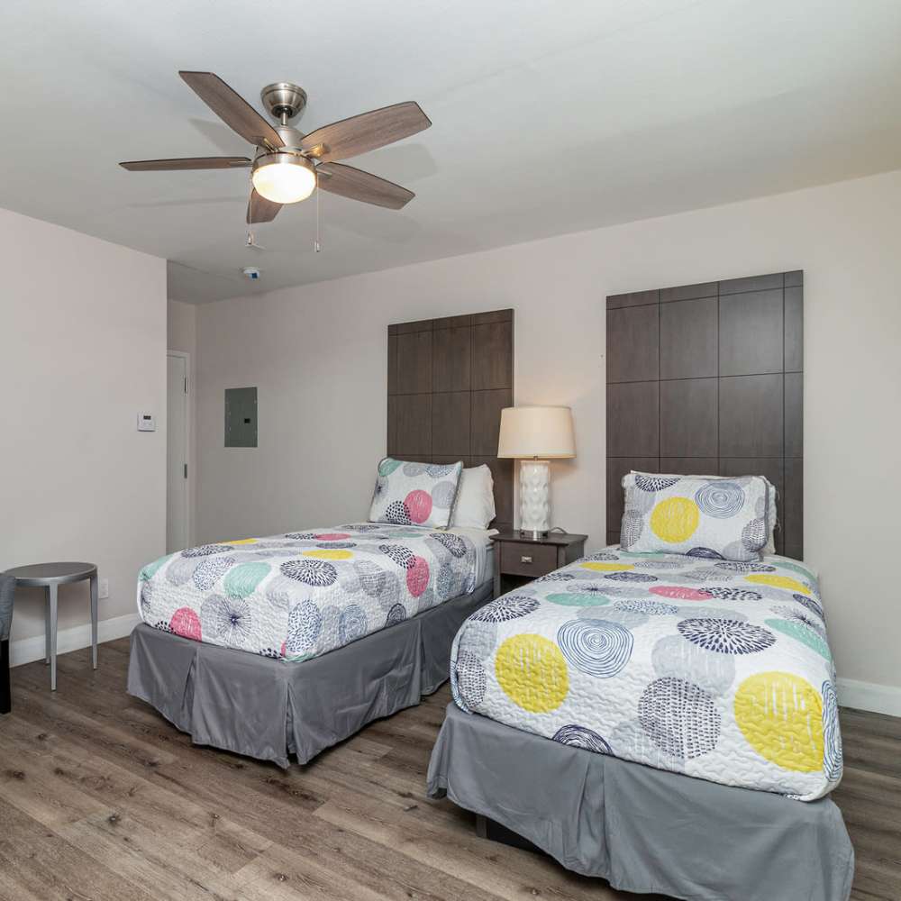 Bedroom at Iwood I in Inglewood, California