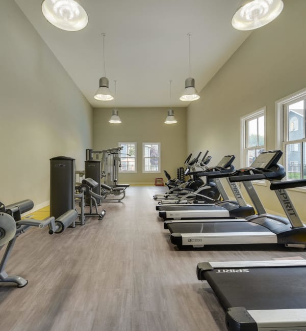 Superb fitness center at Walnut Grove Landing Apartments in Vancouver