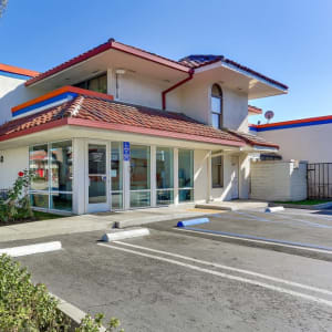 Outside the office of A-1 Self Storage in El Monte, California