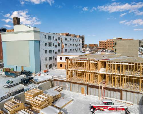 Construction Progress 5 at The Lawrence in Buffalo, New York