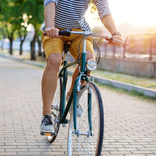 Riding a bike near The Collection at Scotland Heights, Waldorf, Maryland