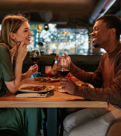 Residents eating lunch at a favorite restaurant near Summers Run Apartments in Asheboro, North Carolina