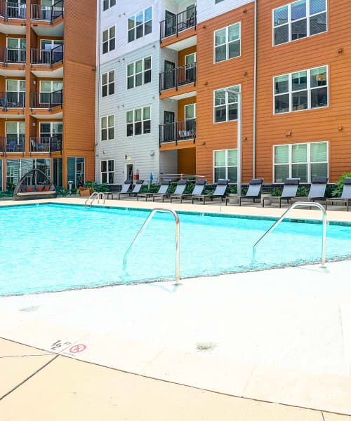 Pool at One305 Central in Charlotte, North Carolina