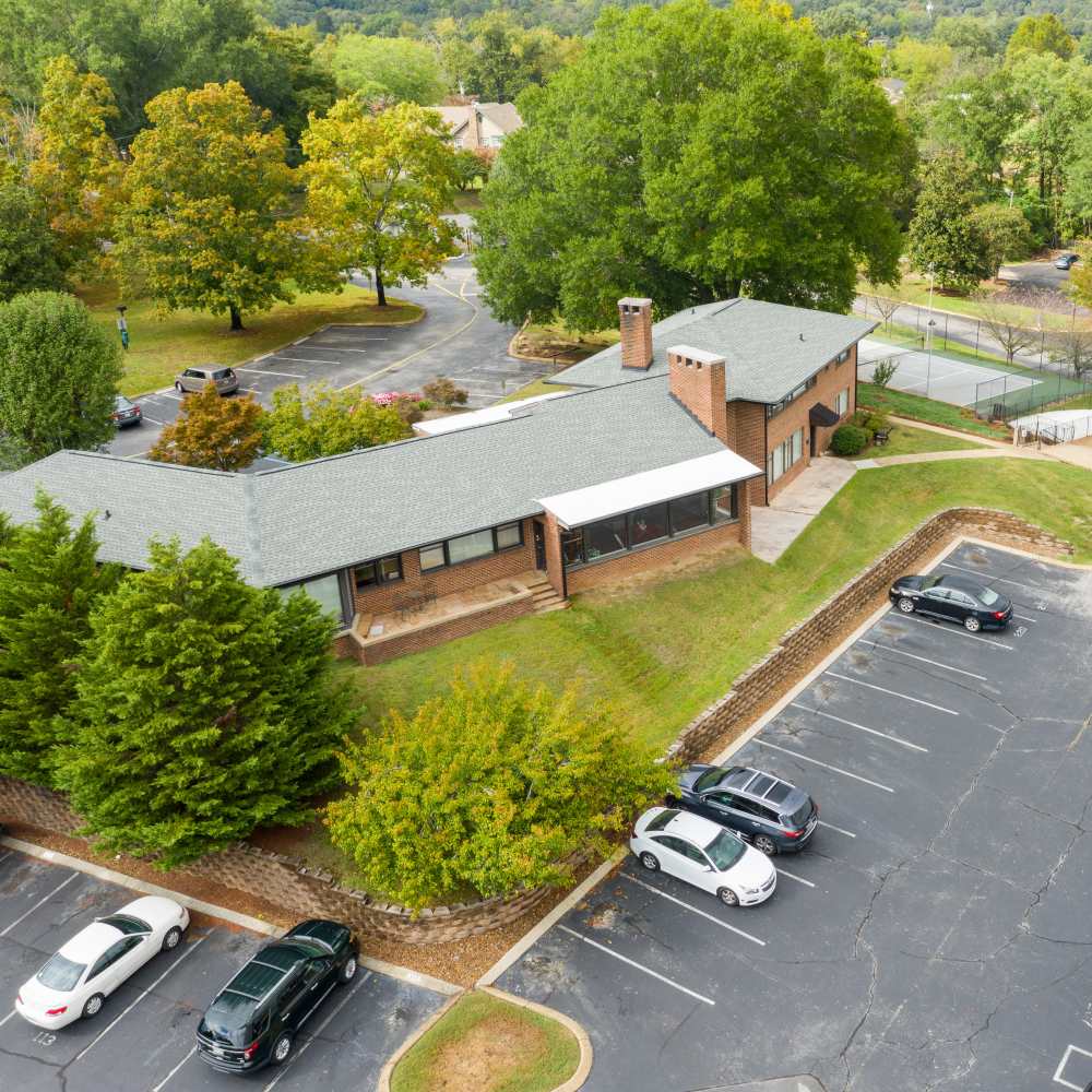 Car parking at Germantown Gardens in East Ridge, Tennessee