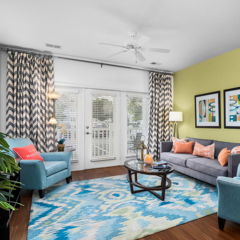 Spacious apartment with ceiling fan at The Apartments at Spence Crossing, Virginia Beach, Virginia