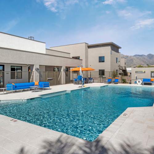Swimming pool at Olympus at Arroyo Verde in Tucson, Arizona