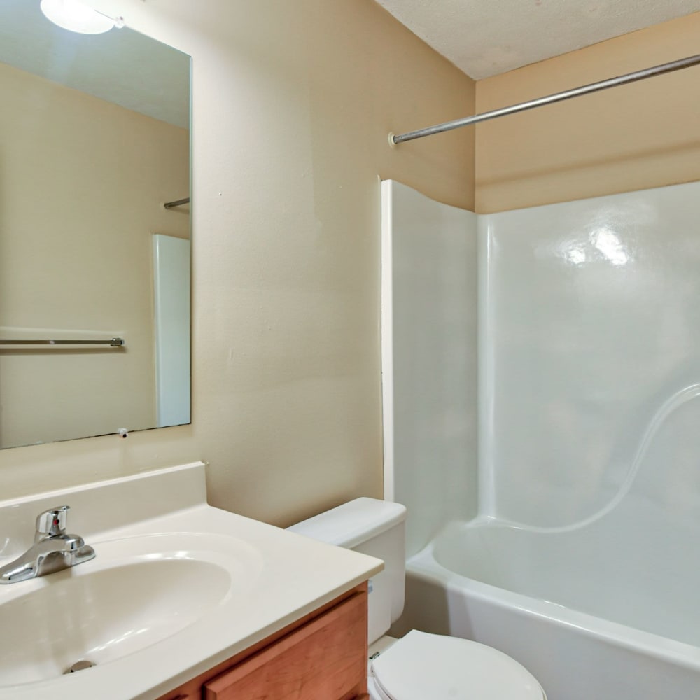 Bathroom with bathtub at Hawthorne Community, Oakdale, Pennsylvania