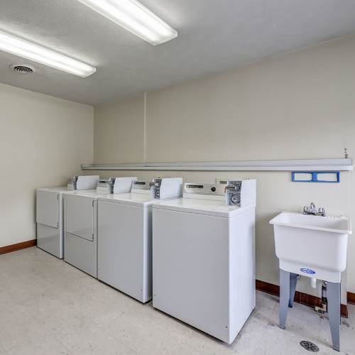 Laundry area at Stoney Ridge Homes in Cadiz, Ohio