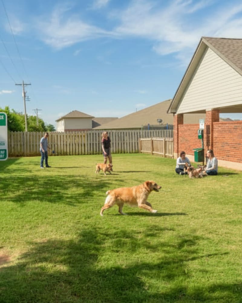 fitness center at Highland Pointe in Yukon, Oklahoma