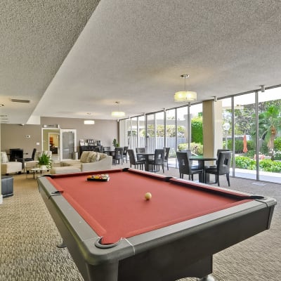 Billiards table at The Marc, Palo Alto in Palo Alto, California