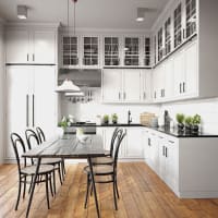 Kitchen table at Birch Apartment Homes in Dallas, Texas