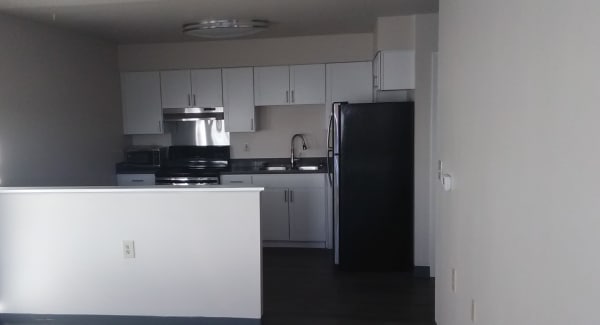 Kitchen area at Kearney Plaza in Commerce City, Colorado
