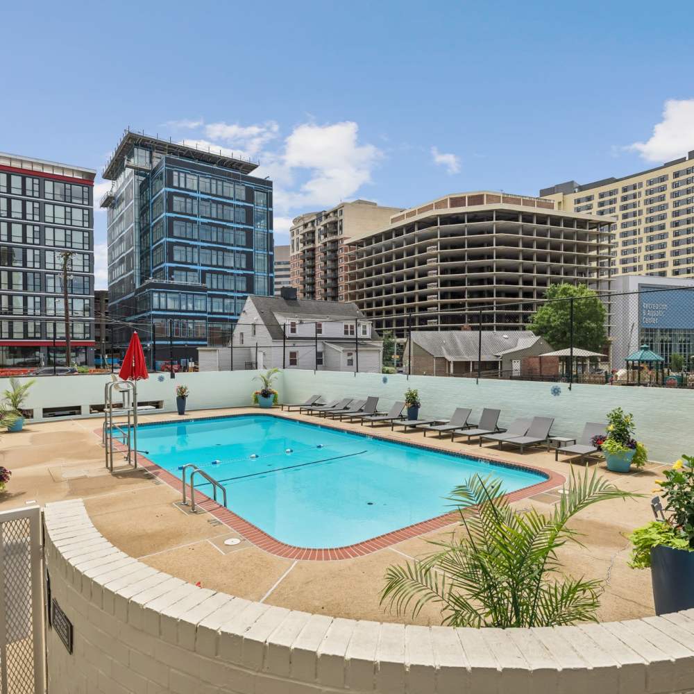Swimming pool at Georgia West in Silver Spring, Maryland