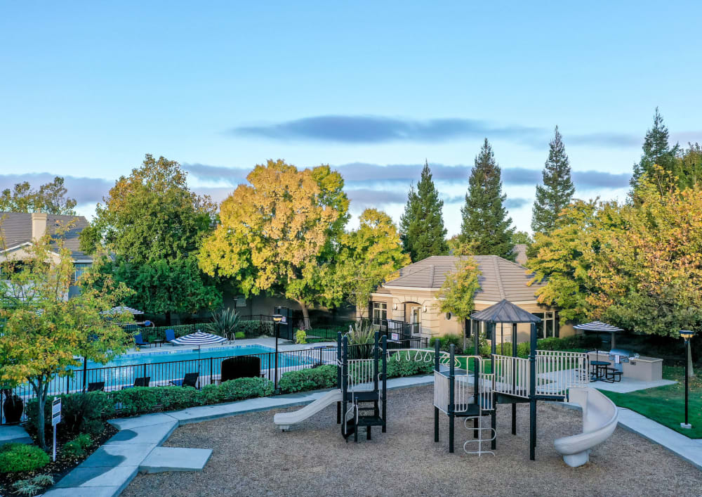 Playground outside of Sherwood in Folsom, California