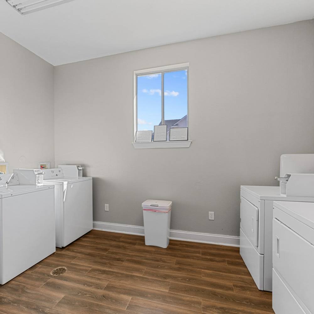 Community laundry facility at Burkburnett Residences in Burkburnett. TX