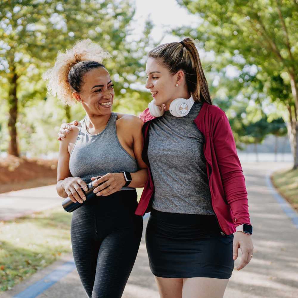 Residents walking near Accent LoHi in Denver, Colorado