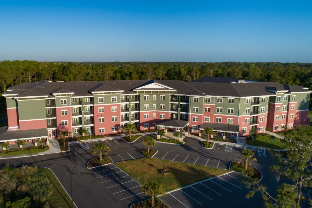 Aerial view of Keystone Place at Terra Bella in Land O' Lakes, Florida