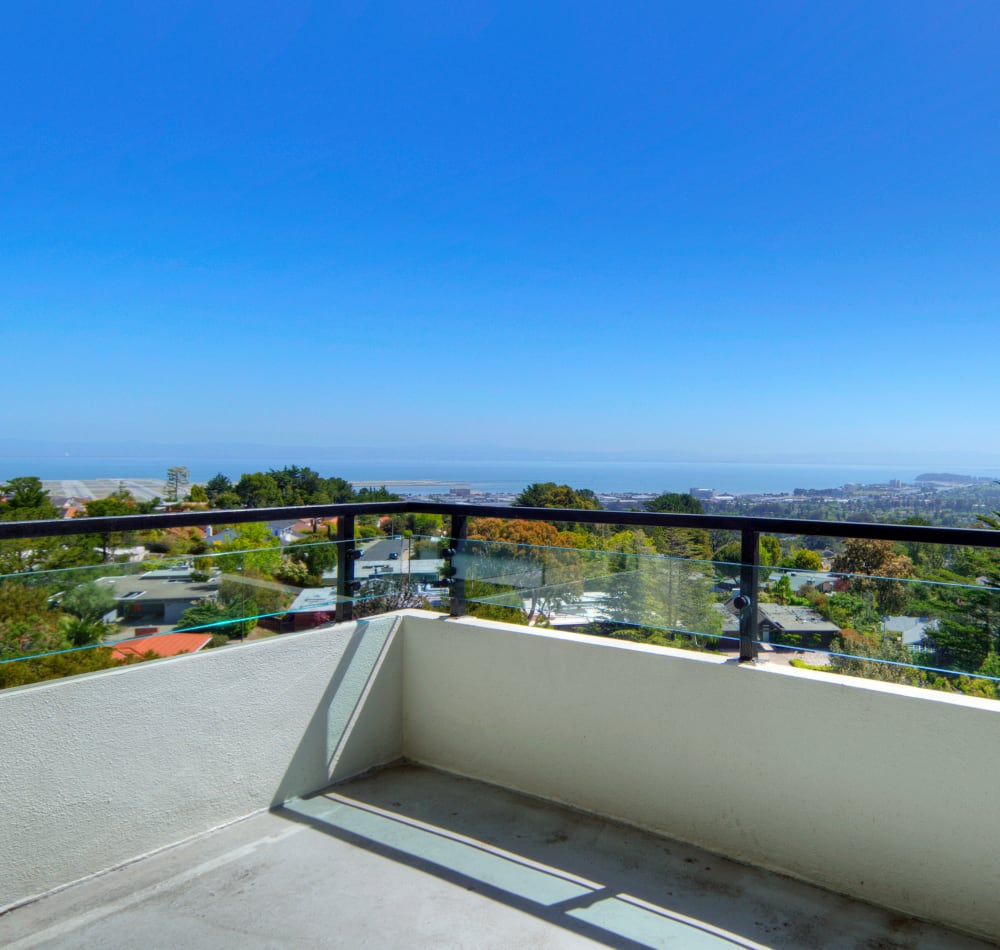 Scenic views at Skyline Terrace Apartments in Burlingame, California