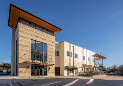 Community exterior at Laurel Creek Apartments in Austin, Texas