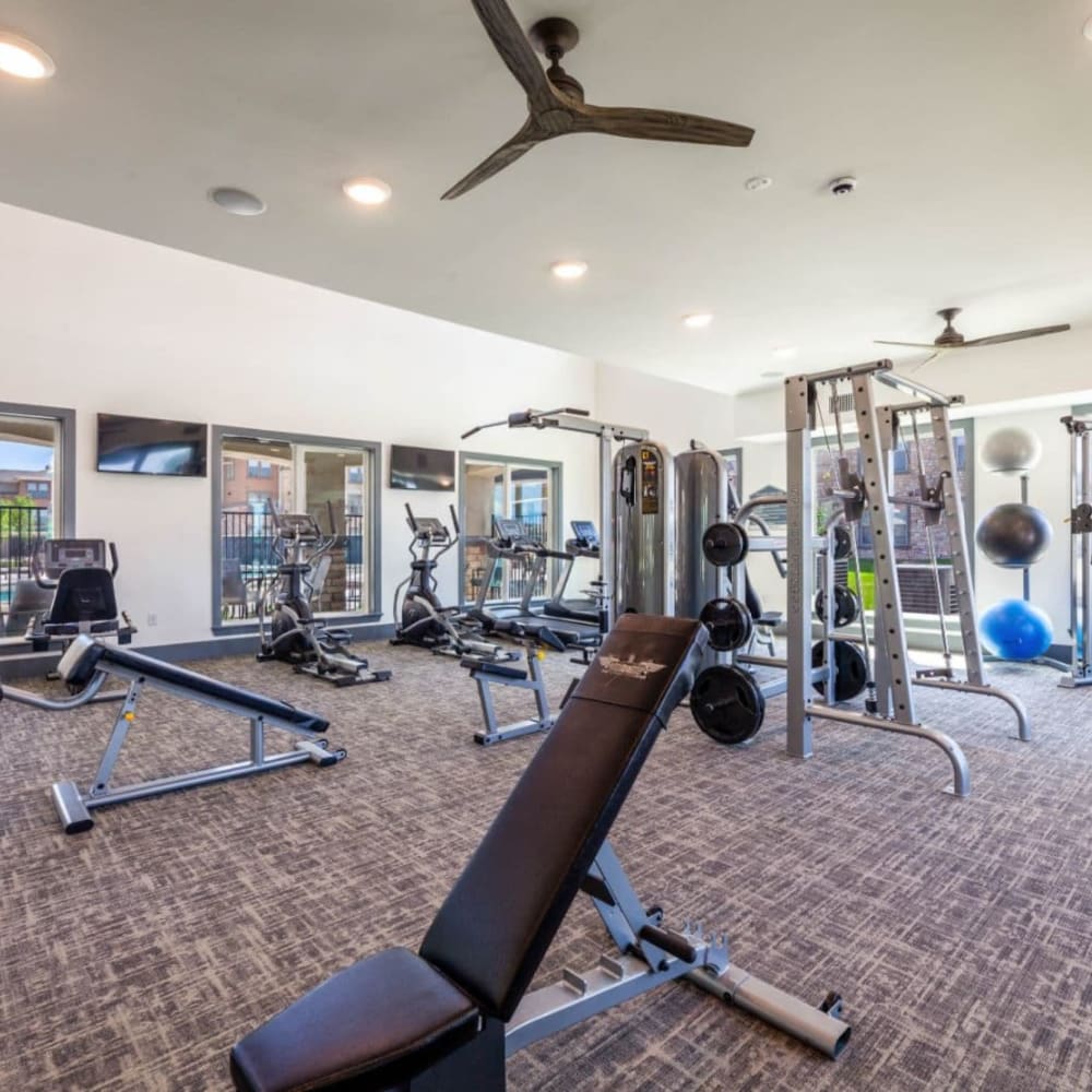 Fitness center at Luxia Grand Prairie, Grand Prairie, Texas