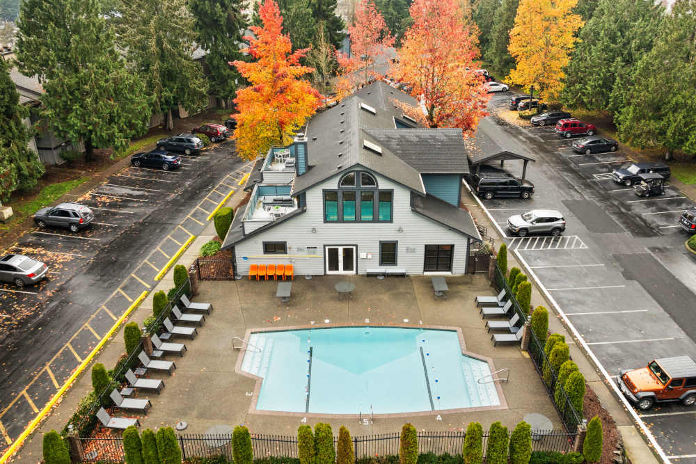 Swimming pool at The Lodge at Madrona in Tacoma, Washington
