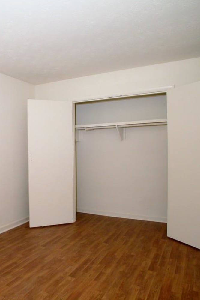 Ample closet space at Foxwood Apartments in Doraville, Georgia