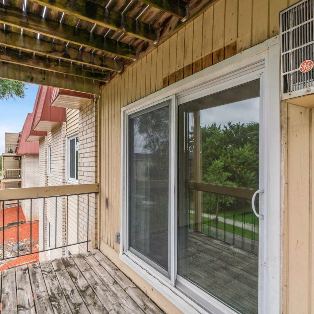 Balcony at Lamplighter Village Apartments in Saint Paul,Minnesota