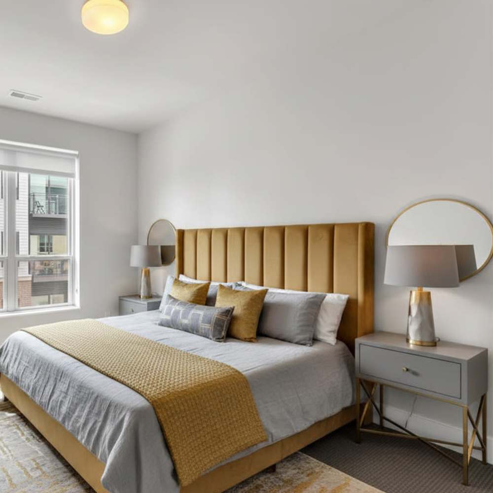 Bedroom at Lofts2 in Kenosha, Wisconsin