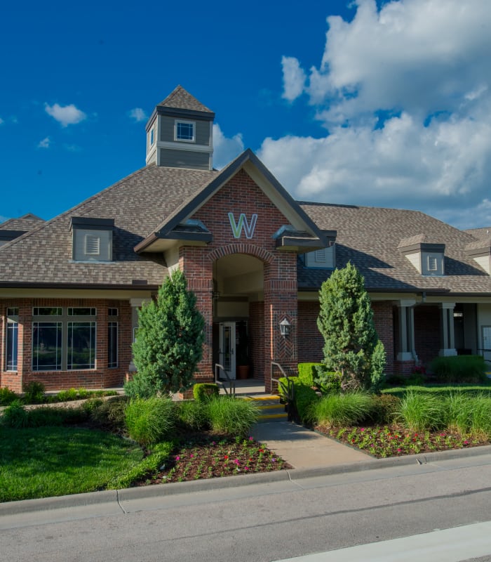 Exterior of Villas of Waterford Apartments in Wichita, Kansas
