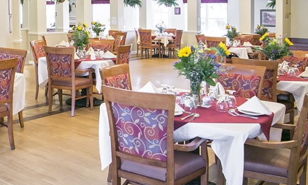 Resident dining hall at Randall Residence of Wheelersburg in Wheelersburg, Ohio
