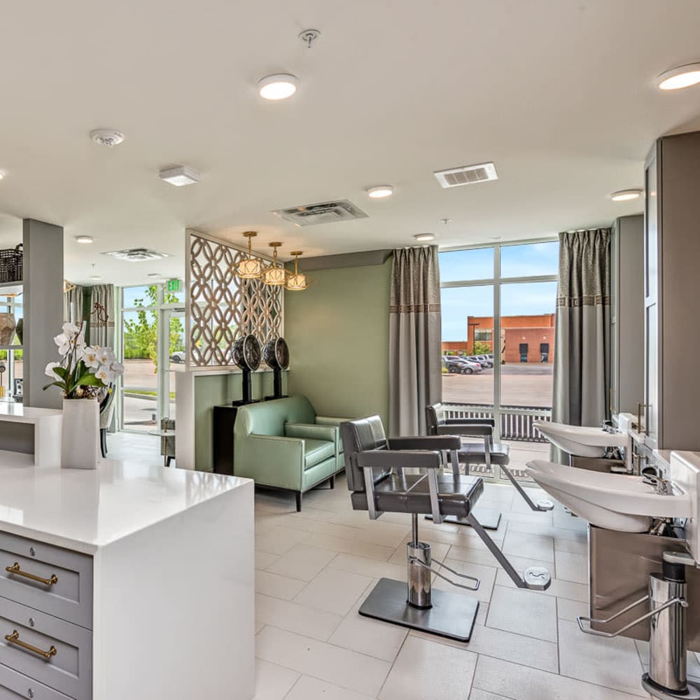 Beauty salon at Anthology of Wildwood in Wildwood, Missouri