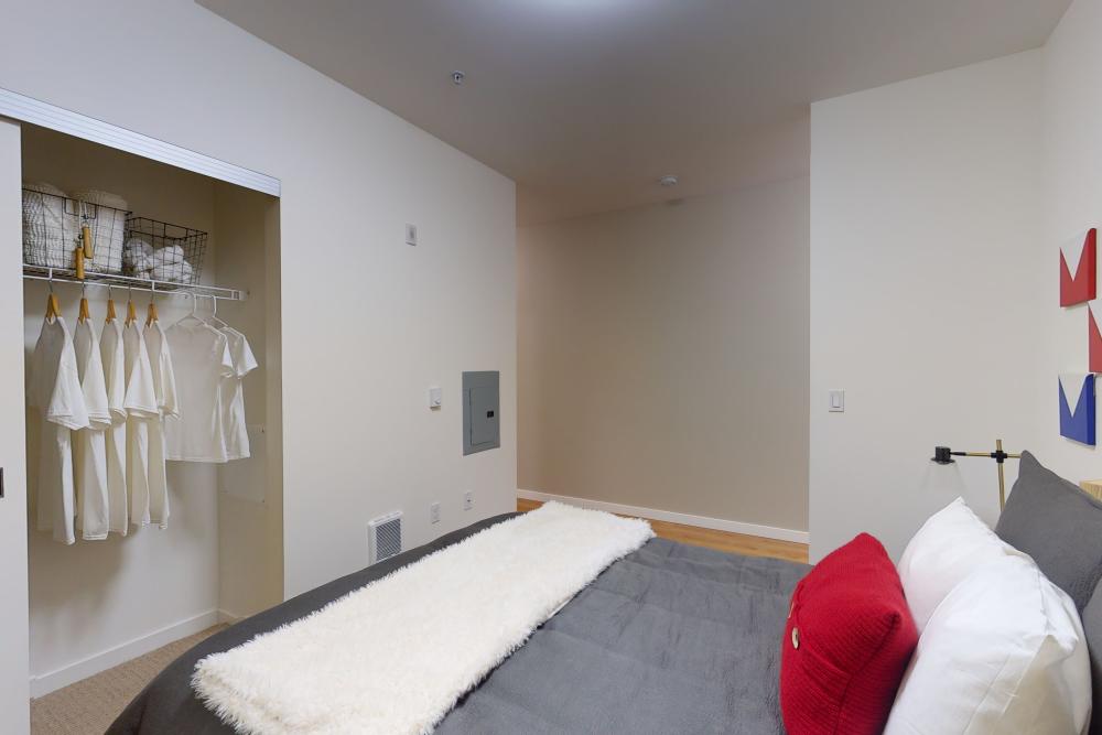 Bedroom at The Union in Portland, Oregon