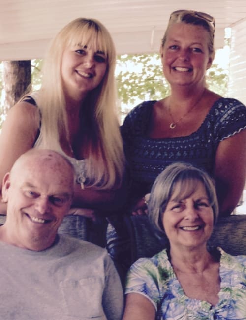 Future residents and their daughters at Inspired Living in Ocoee, Florida.